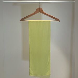 Sheer Lime Green Scarf